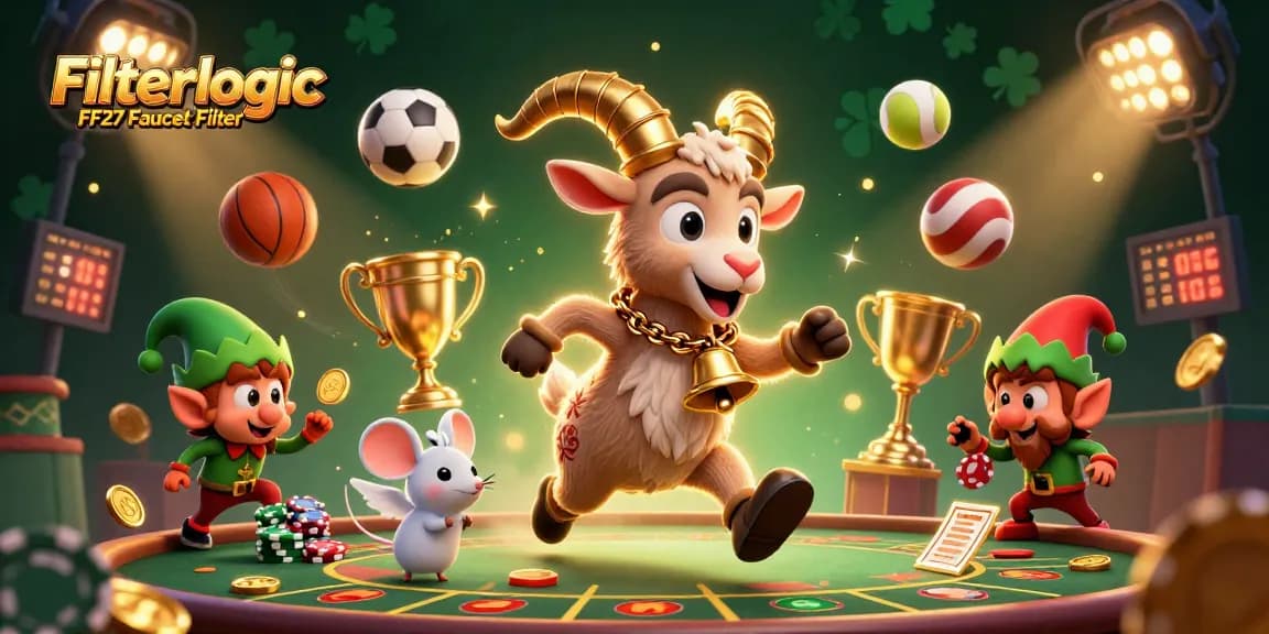 Experience the Filterlogic FF27 Faucet Filter in a bustling casino scene filled with dynamic action.