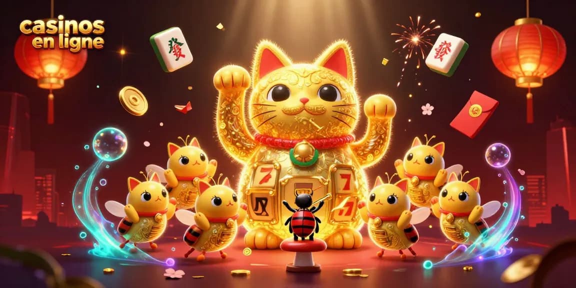 Les casinos en ligne offrent des jeux dynamiques avec un chat porte-bonheur et des éléments festifs.