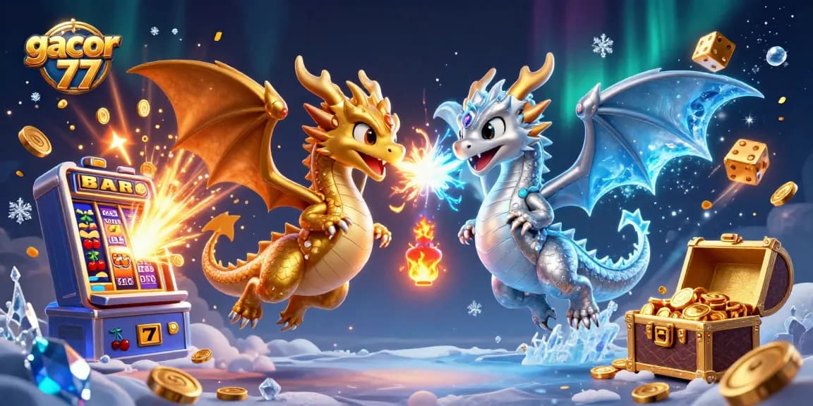 Gacor 77 menawarkan pengalaman bermain slot terkini dengan ilustrasi penuh warna dalam dunia game online.