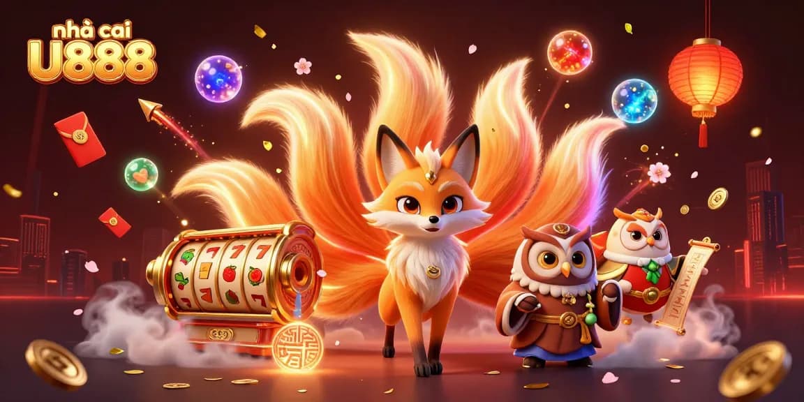 Experience the vibrant energy at nhà cái U888 with dazzling slot reels and colorful spirits enhancing your gameplay!