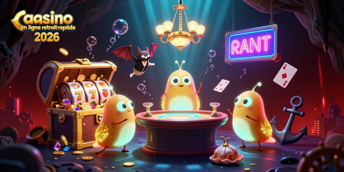 Le casino en ligne retrait rapide 2026 illumine un univers marin avec des vers luisants et un croupier chauve-souris.