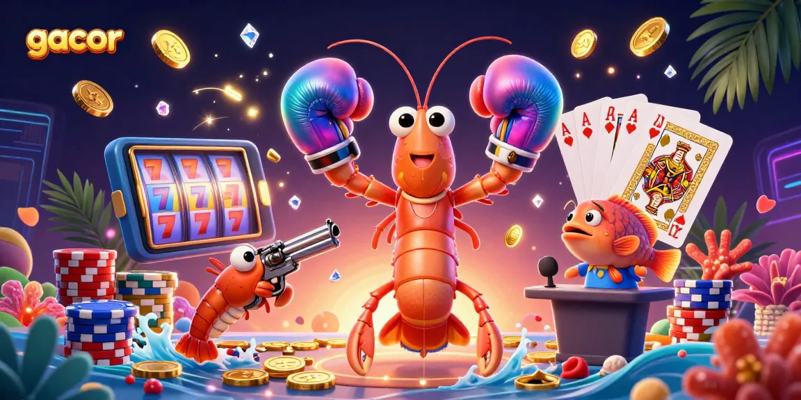 Engage with gacor slots featuring vibrant characters and casino elements for thrilling gameplay.