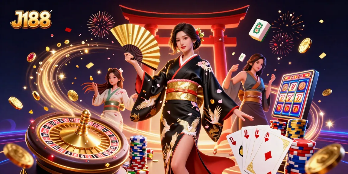 Experience thrilling moments with J188 in a vibrant online casino setting filled with luxury and excitement.