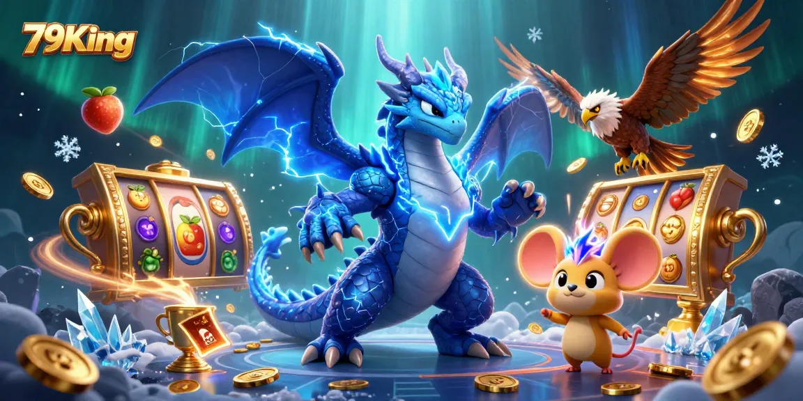 Experience the excitement of 79King with vibrant 3D slot games and dynamic characters in a thrilling casino atmosphere.
