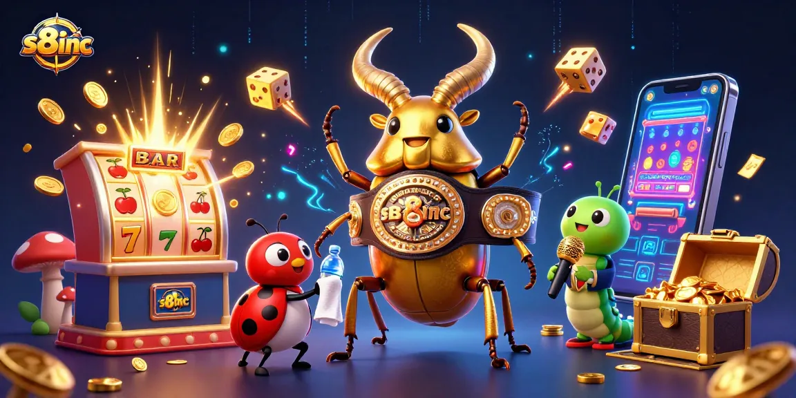 Experience thrilling winnings with S8inc's vibrant casino games showcasing slots and excitement.