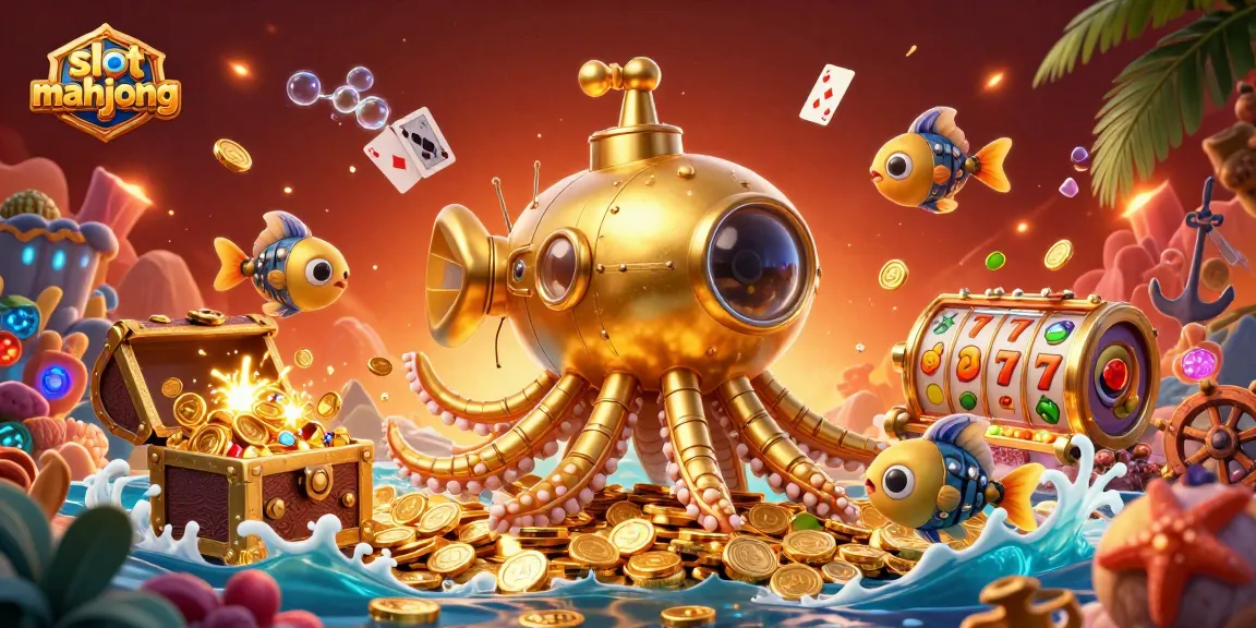 Spin the reels in slot mahjong with an ultra-detailed 3D scene full of vibrant gaming elements.