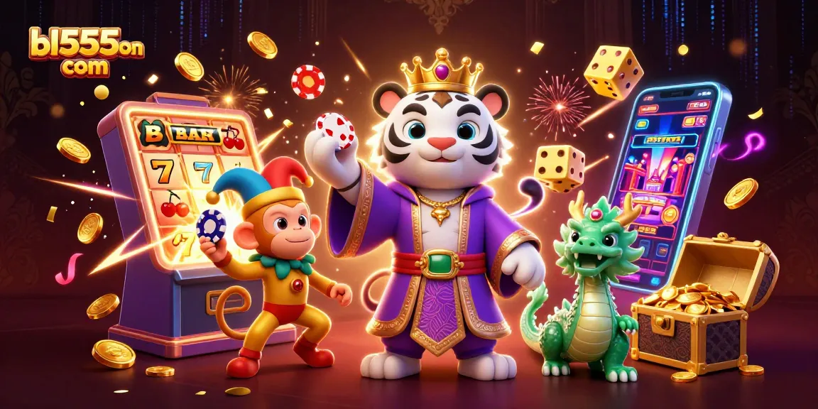 Experience thrilling gameplay and big wins at bl555on com with a captivating 3D casino scene.