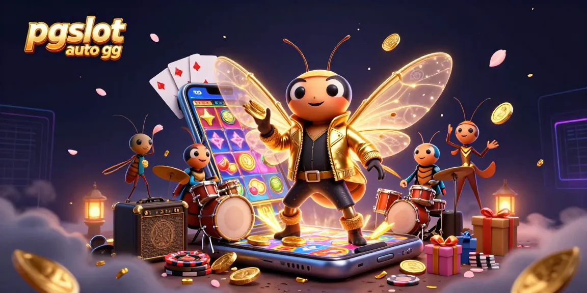 Spin your way to victory with pgslot auto gg in an exciting 3D casino scene.