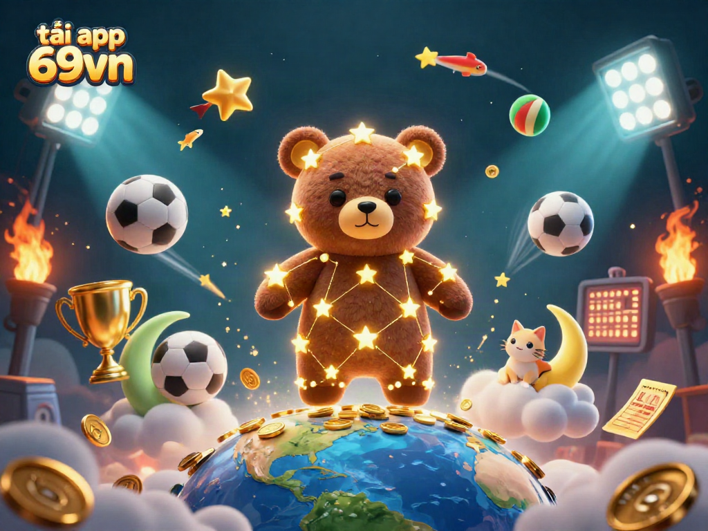 Experience the excitement of tải app 69vn with a vibrant casino scene filled with dynamic characters and game elements.