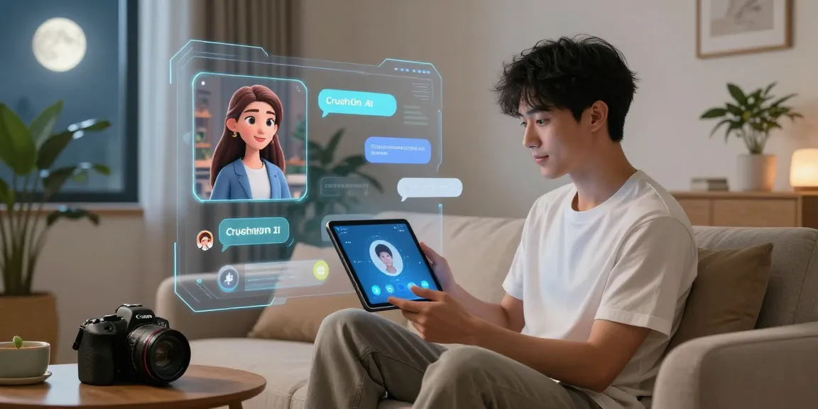 Engaging in AI chat NSFW with animated characters in a modern digital space.