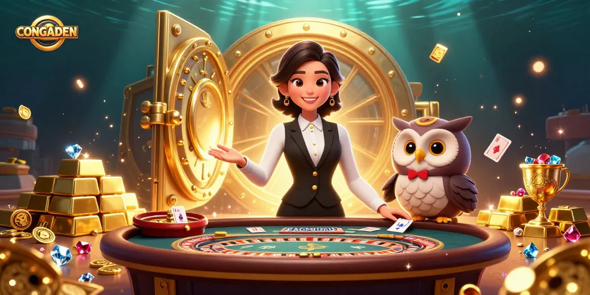 CONGADEN showcases live baccarat experiences with Asian dealers and luxurious gaming elements.