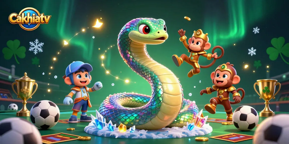 Cakhiatv offers a vibrant sports betting experience featuring dynamic characters in action.