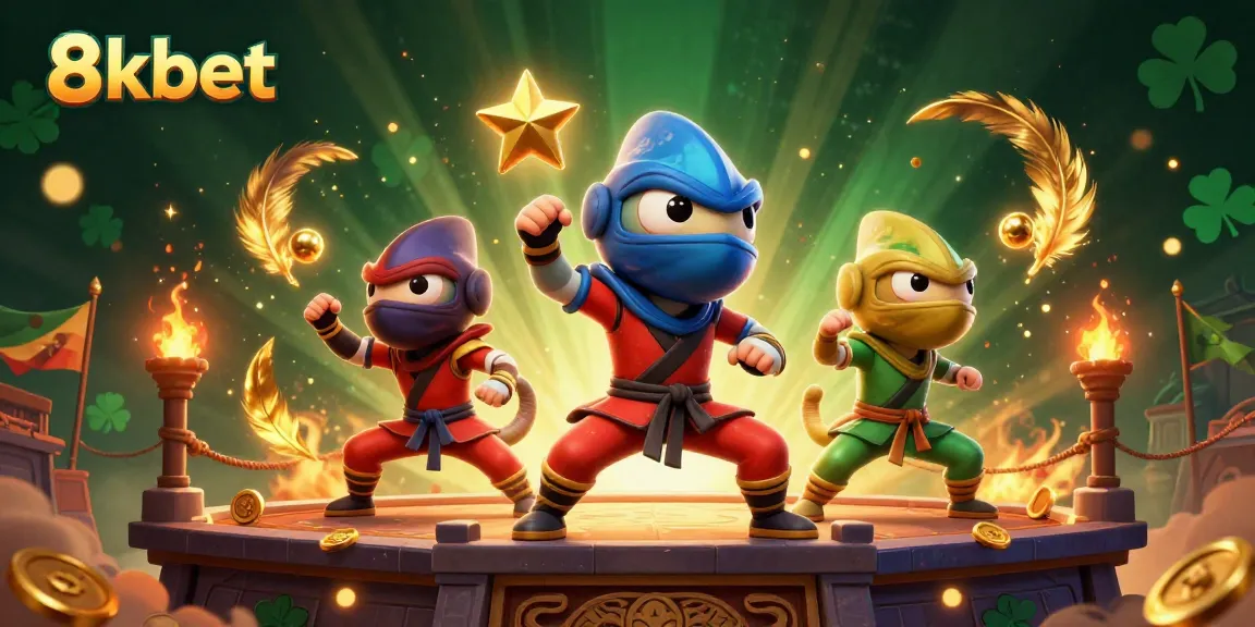 Experience the excitement of 8kbet with ninja chameleons in a dynamic online casino scene.