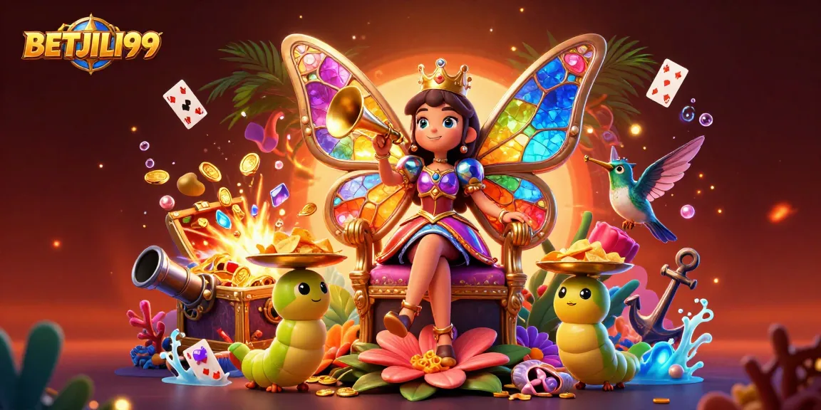 Experience thrilling action at BETJILI99 with vibrant, magical casino scene featuring engaging game elements.