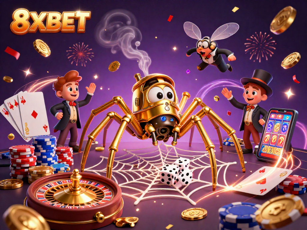 Experience engaging games at 8XBET with a vibrant casino atmosphere and dynamic elements.