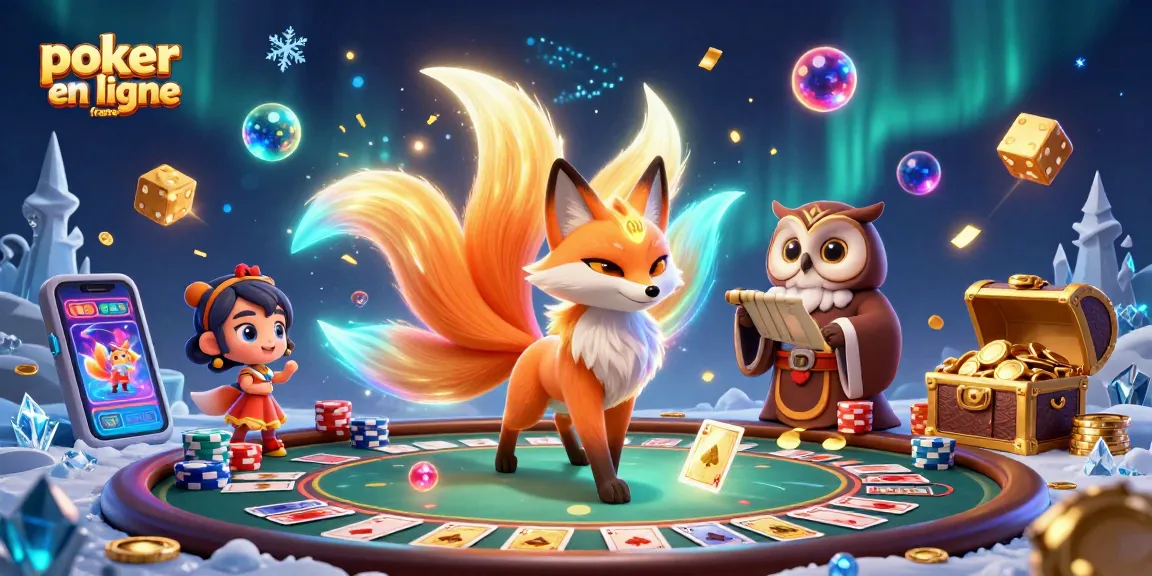 Découvrez les meilleurs jeux de poker en ligne en France avec cette illustration captivante de poker en ligne.
