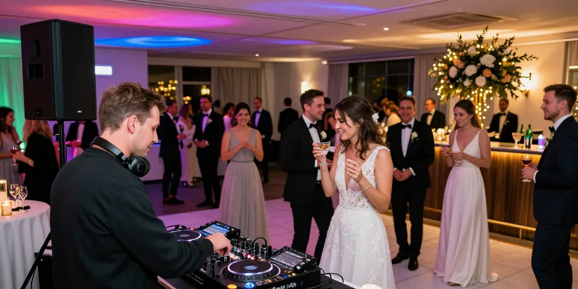 Hochzeit DJ Berlin sorgt für festliche Stimmung mit Musik und Tanz.