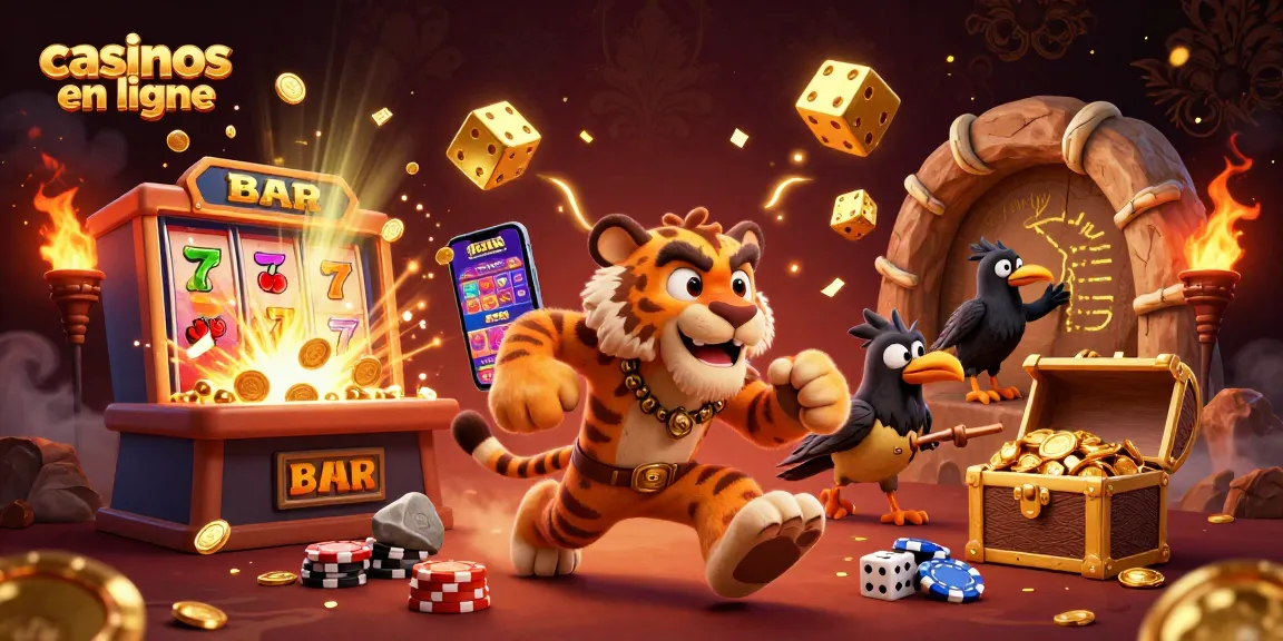 Jouer dans les casinos en ligne avec ce duo préhistorique inspiré par un casino animé et dynamique.