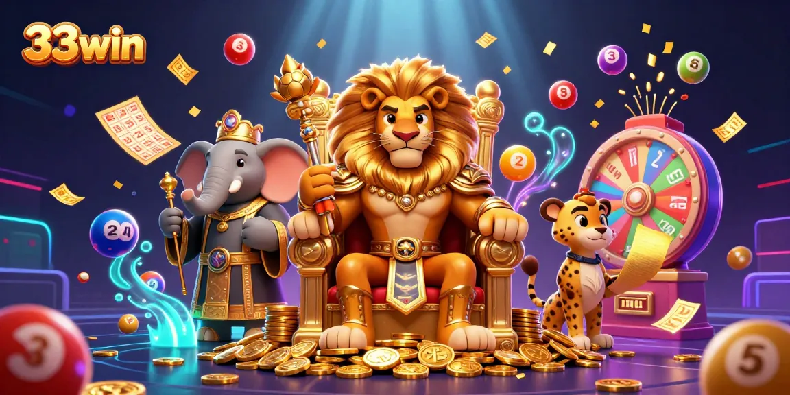 Experience exhilarating gameplay with 33win as the lion king reigns over the gaming kingdom.