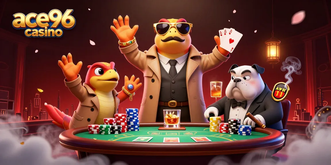 Play at ace96 casino with thrilling poker action and engaging casino atmosphere.