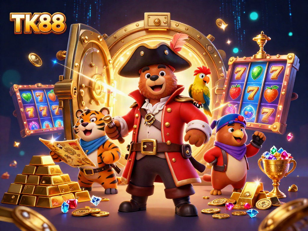 Engage with TK88's thrilling world of slots featuring rich graphics and dynamic visuals.