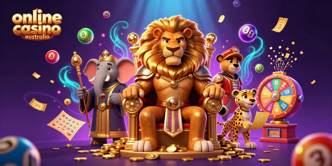 Engage with online casino australia excitement through vibrant lottery elements and charismatic characters.