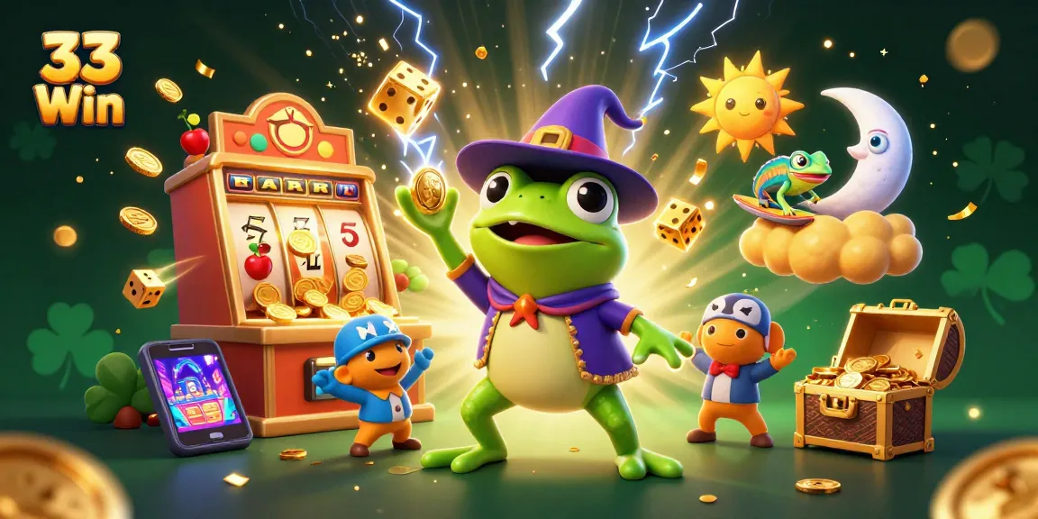 Experience the thrill of winning at 33 Win with an immersive gambling scene full of excitement.