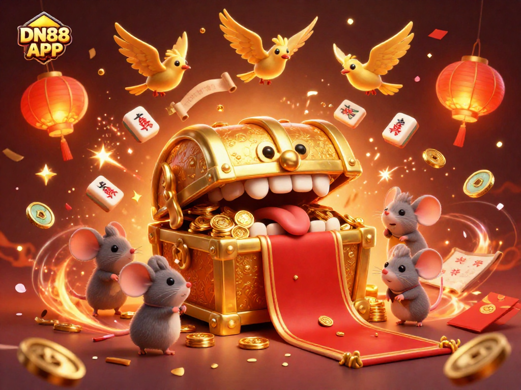 Engage with the thrilling DN88 APP while diving into a rich, festive casino experience.