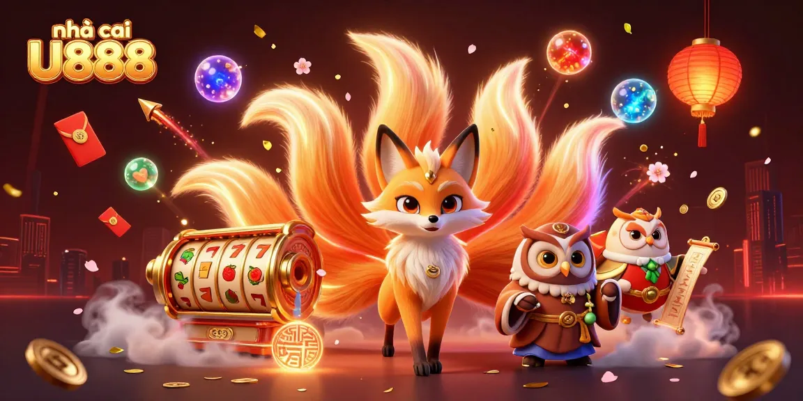 Experience the vibrant energy at nhà cái U888 with dazzling slot reels and colorful spirits enhancing your gameplay!