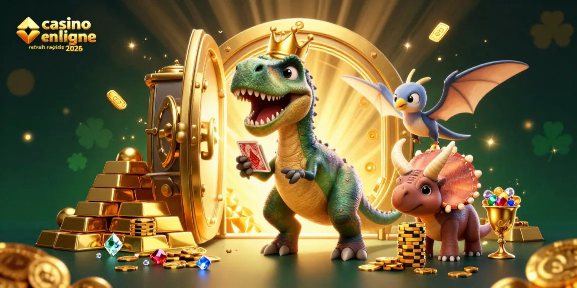Retirez rapidement vos gains sur casino en ligne retrait rapide 2026 avec une scène d'animation colorée et dynamique.