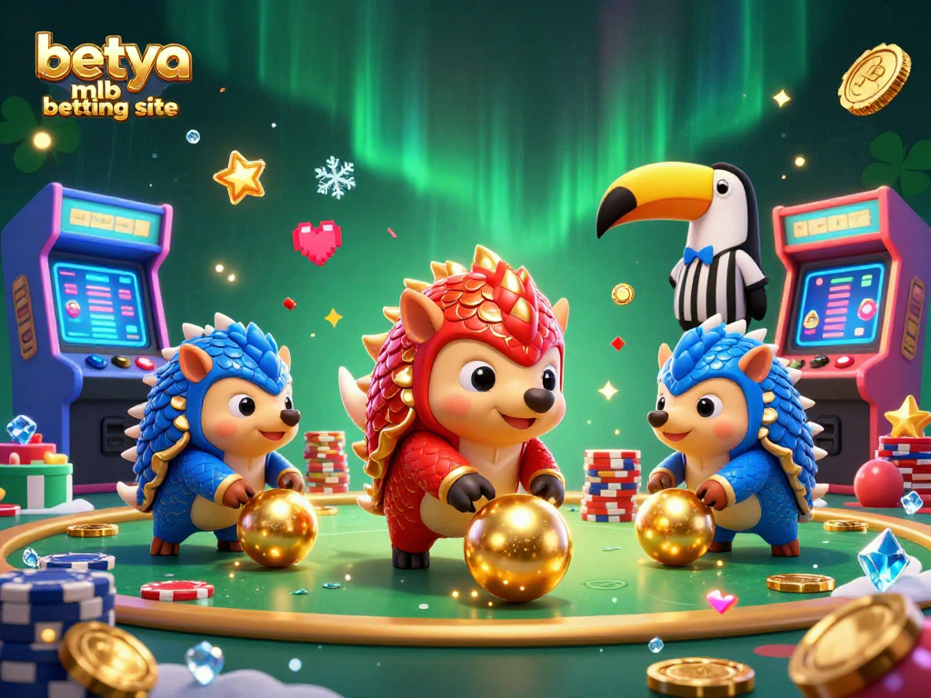 Experience thrilling bets with Betya MLB betting site surrounded by vibrant casino elements.