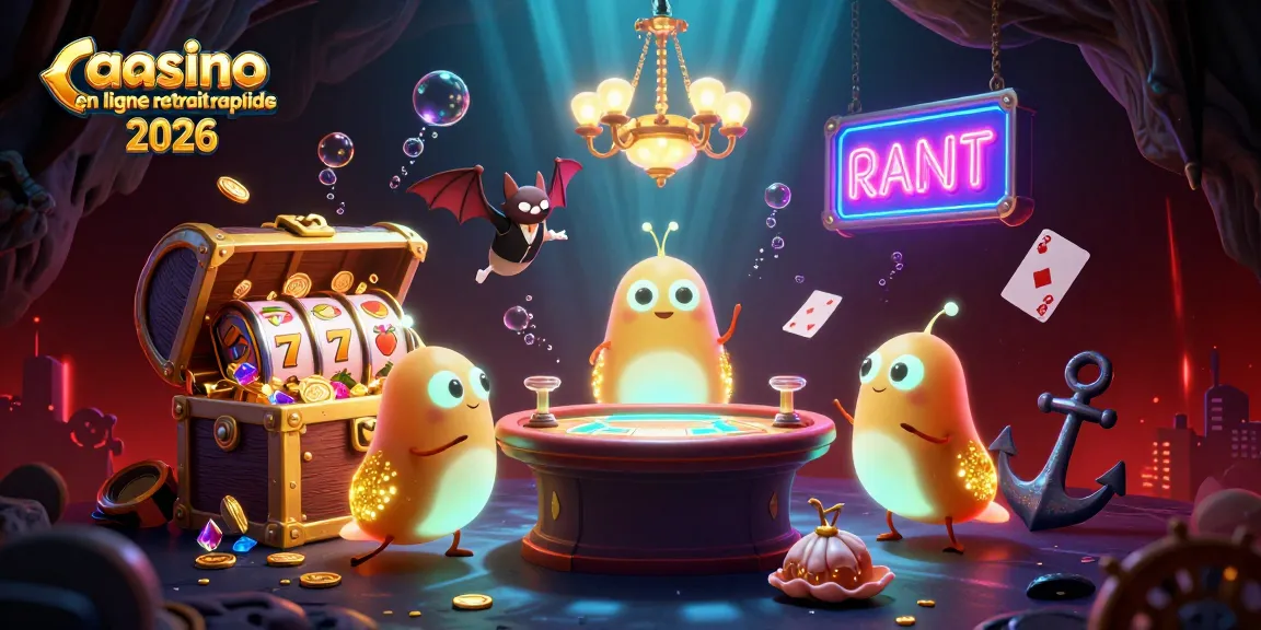 Le casino en ligne retrait rapide 2026 illumine un univers marin avec des vers luisants et un croupier chauve-souris.