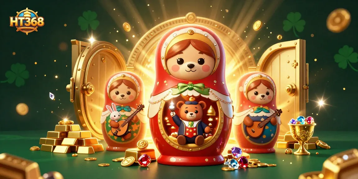 Engage with the thrilling world of HT368 casino games as adorable cartoon bears reveal treasures.