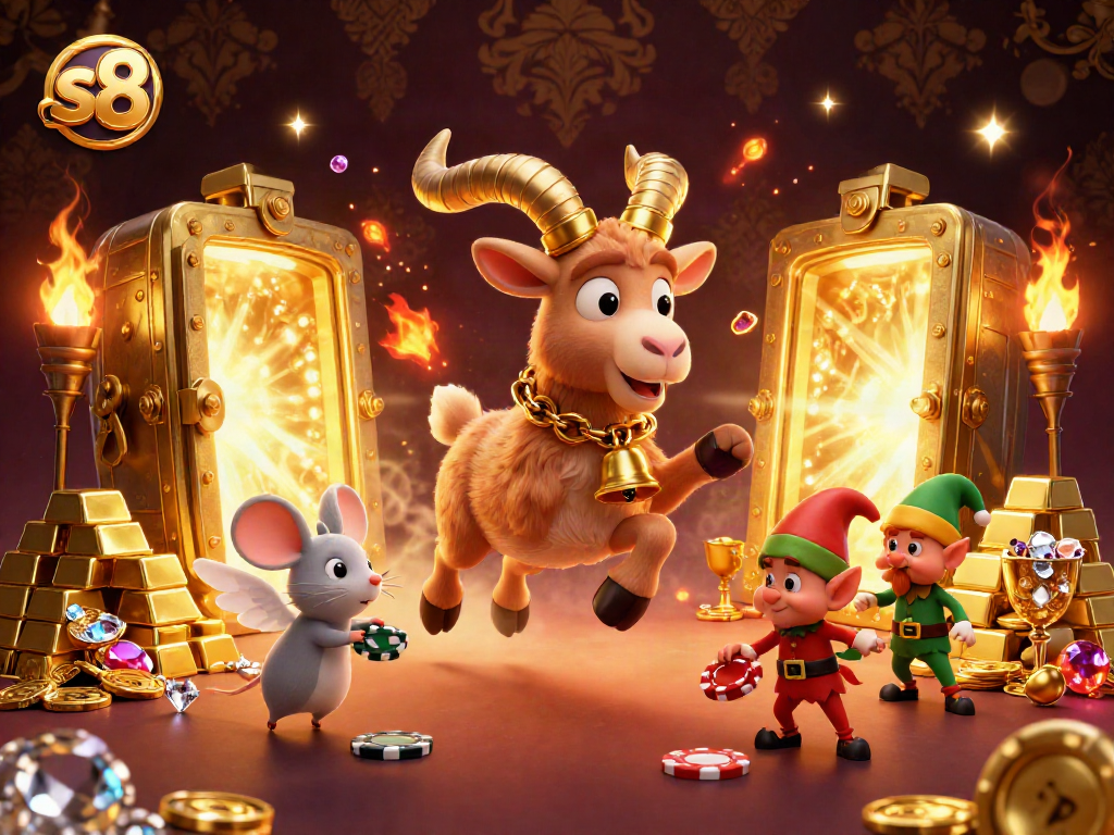 Play at the lively s8 casino where Krampus and gremlins bring festive gaming chaos.