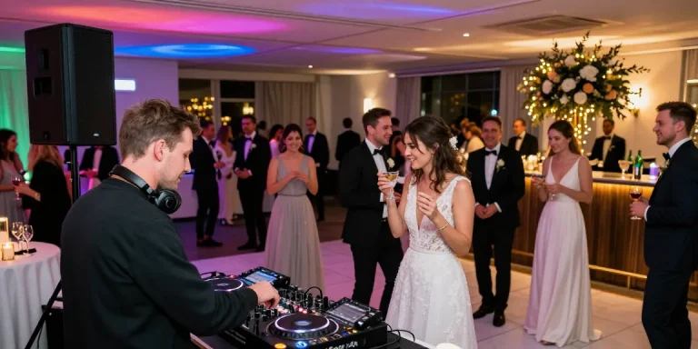 Hochzeit DJ Berlin sorgt für festliche Stimmung mit Musik und Tanz.