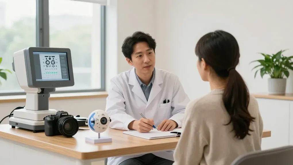 Discover who is candidate for lasik during a patient consultation with an ophthalmologist